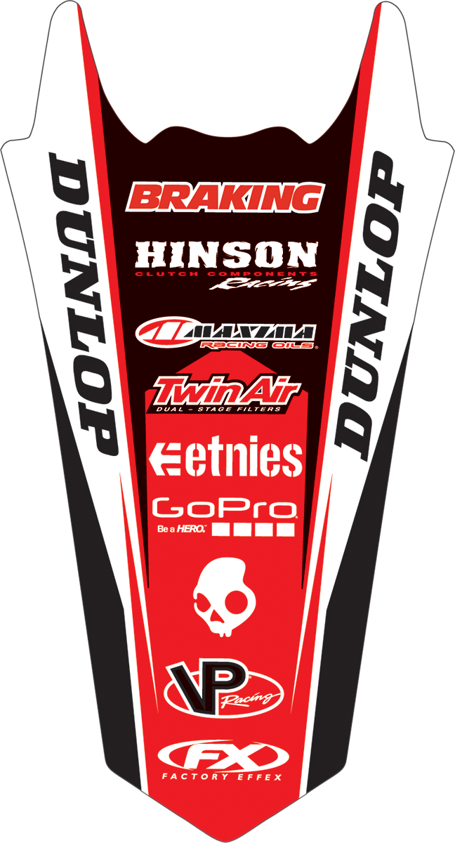 Rear Fender Graphic - Honda