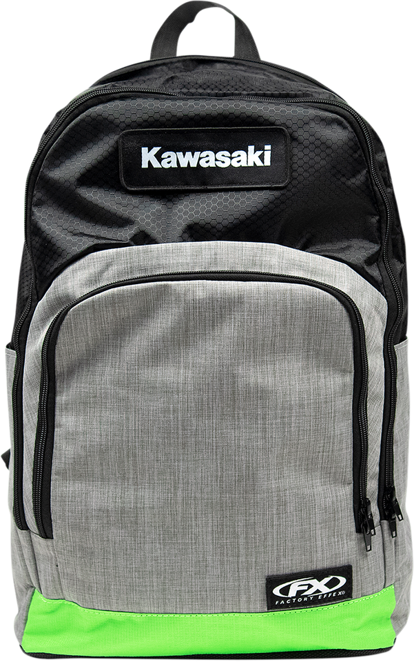 Kawasaki Standard Backpack - Black/Gray/Green