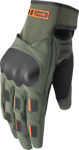 Range Gloves - Army/Orange - Small - Lutzka's Garage