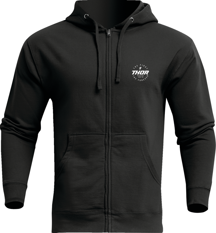 Stadium Zip-Up Hooded Sweatshirt - Black - Small - Lutzka's Garage