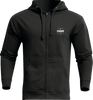 Stadium Zip-Up Hooded Sweatshirt - Black - Small - Lutzka's Garage