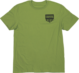 Salute T-Shirt - Olive - Small - Lutzka's Garage