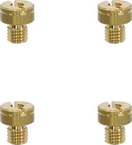 A-Bax Precision Mikuni-Style Slot Head (SJ Prefix) Main Jets - #110 - 4-Pack