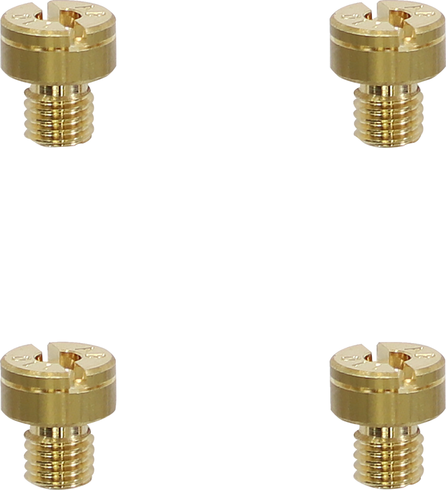 A-Bax Precision Mikuni-Style Slot Head (SJ Prefix) Main Jets - #110 - 4-Pack