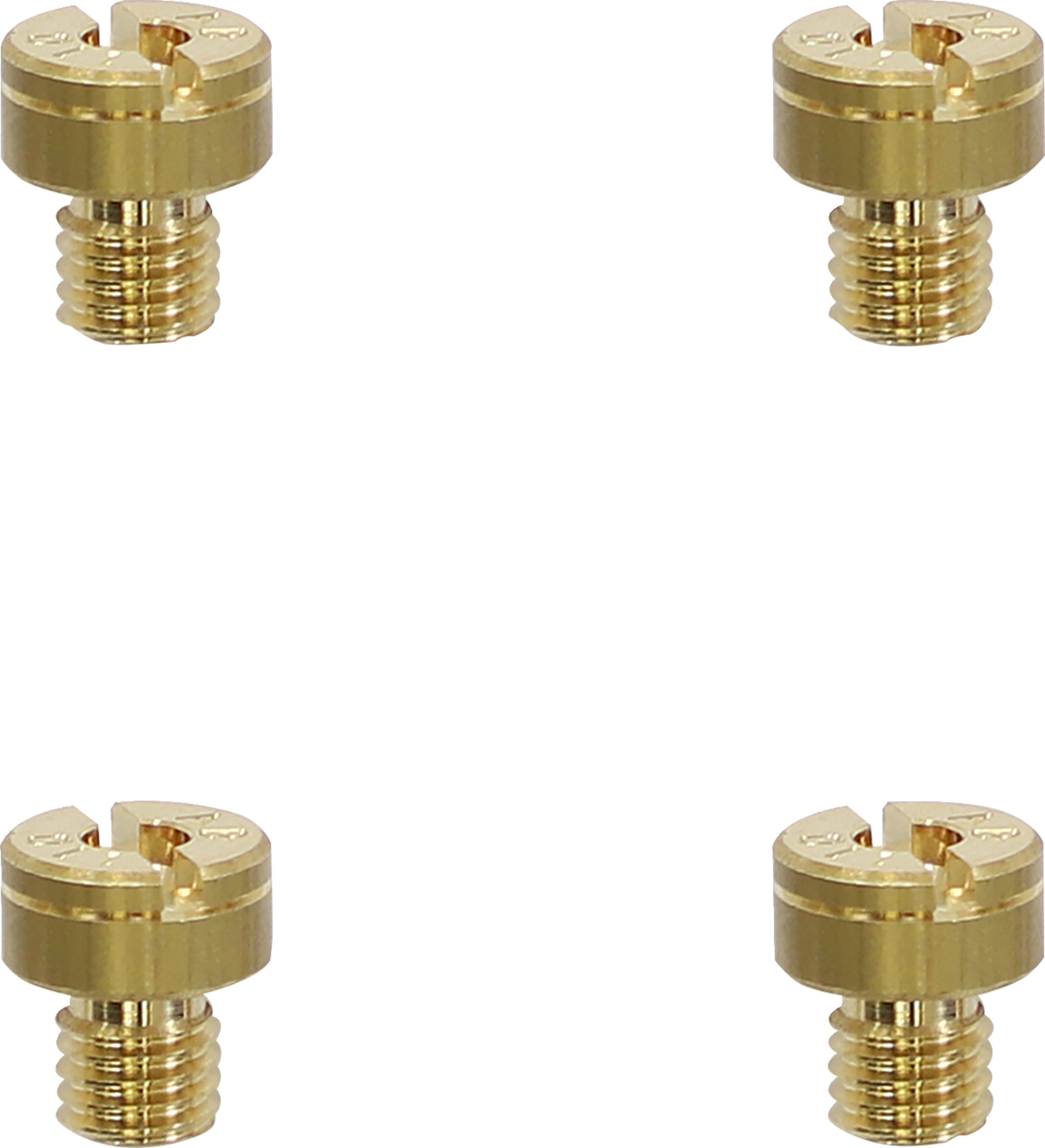 A-Bax Precision Mikuni-Style Slot Head (SJ Prefix) Main Jets - #110 - 4-Pack