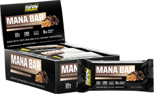 Mana Protein Bar - Chocolate Peanut Butter - 12 Pack with Display Caddy