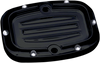 Rear Master Cylinder Cover - Dimpled - Black - Lutzka's Garage