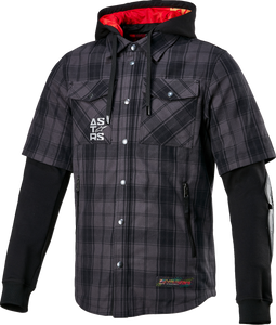 MO.ST.EQ Tartan Jacket - Gray/Black - Medium - Lutzka's Garage