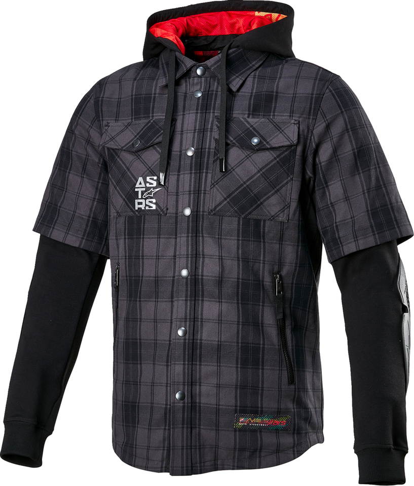 MO.ST.EQ Tartan Jacket - Gray/Black - Medium - Lutzka's Garage