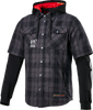 MO.ST.EQ Tartan Jacket - Gray/Black - Medium - Lutzka's Garage