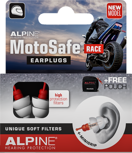 MotoSafe Earplugs - Race - 6 Pack