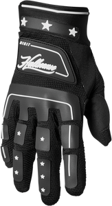 Hallman Digit Gloves - Black/White - Small - Lutzka's Garage