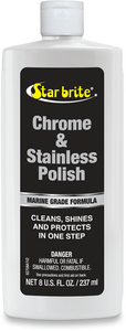 Chrome and Stainless Steel Polish - 8 U.S. fl oz.