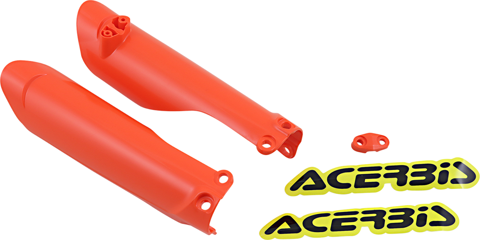 Lower Fork Covers for Inverted Forks - 16 Orange