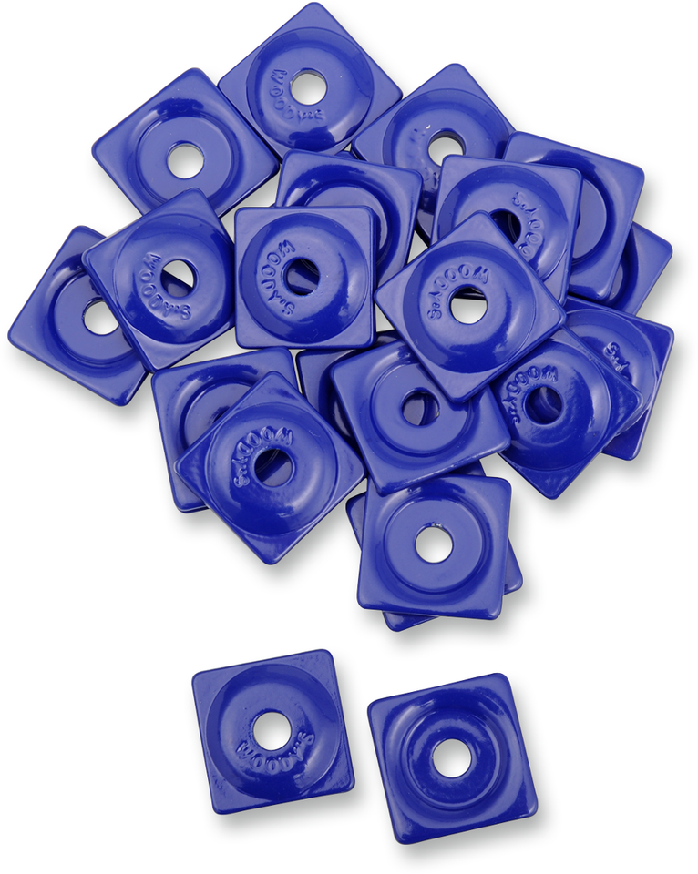 Support Plates - Blue - 5/16" - 48 Pack - Lutzka's Garage