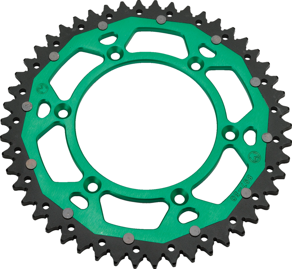 Dual Sprocket - Green - 50 Tooth - Lutzka's Garage