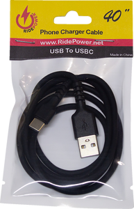 USB to USB-C Cable - Charger - Single-End - 40"