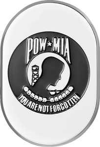 Antenna Cover - Right Rear Fender - POW-MIA -Chrome