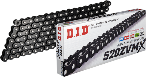 520 ZVM-X Drive Chain - Black - 120 Link - Lutzka's Garage