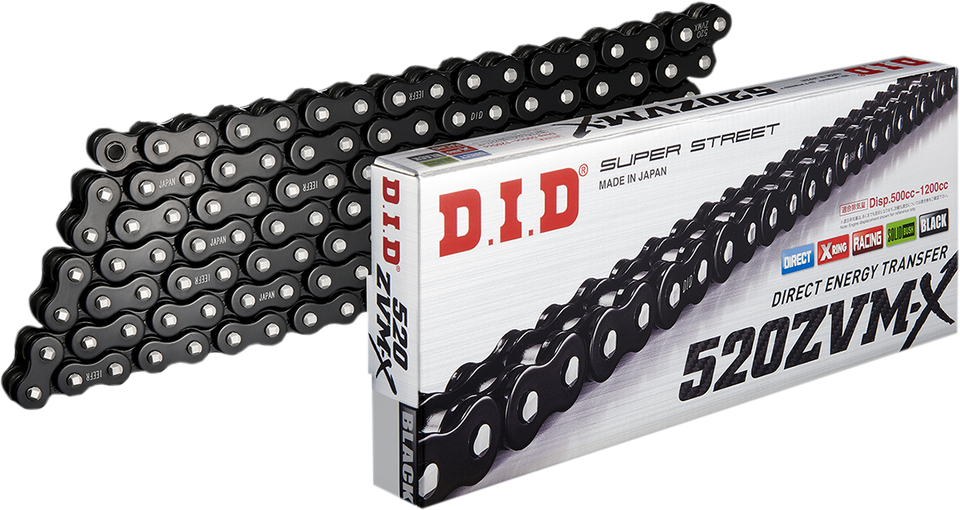 520 ZVM-X Drive Chain - Black - 120 Link - Lutzka's Garage