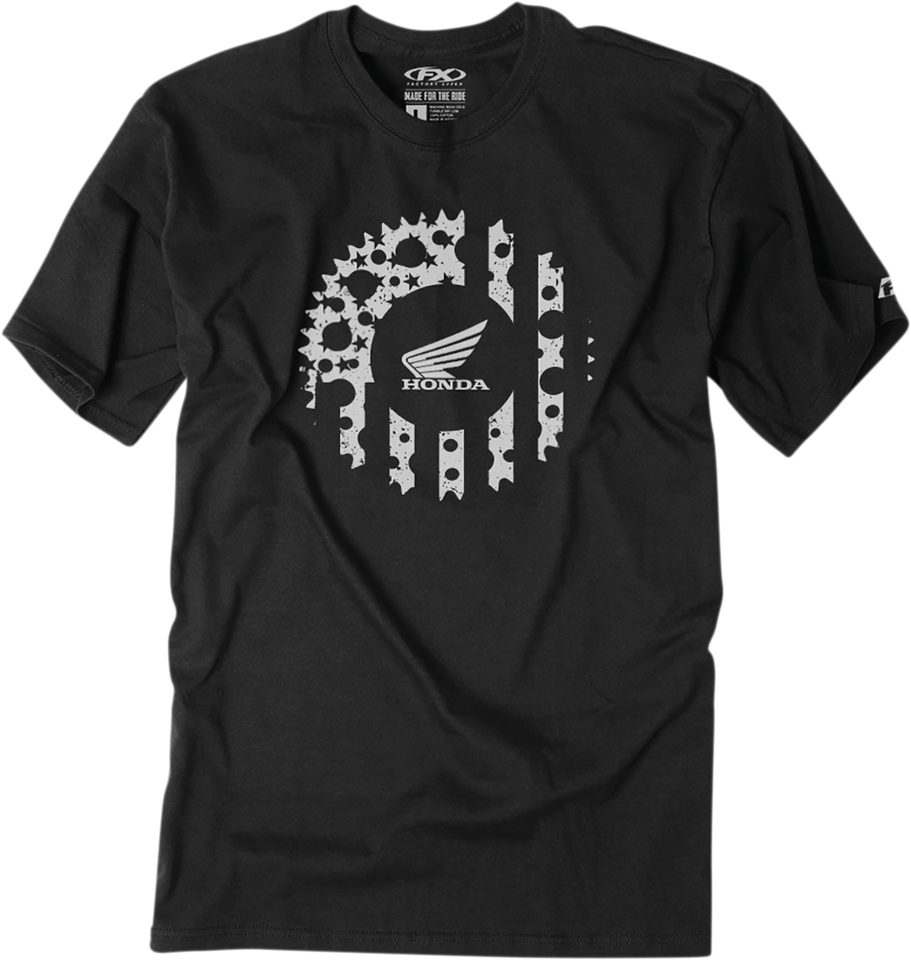 Honda Sprocket T-Shirt - Black - Medium - Lutzka's Garage