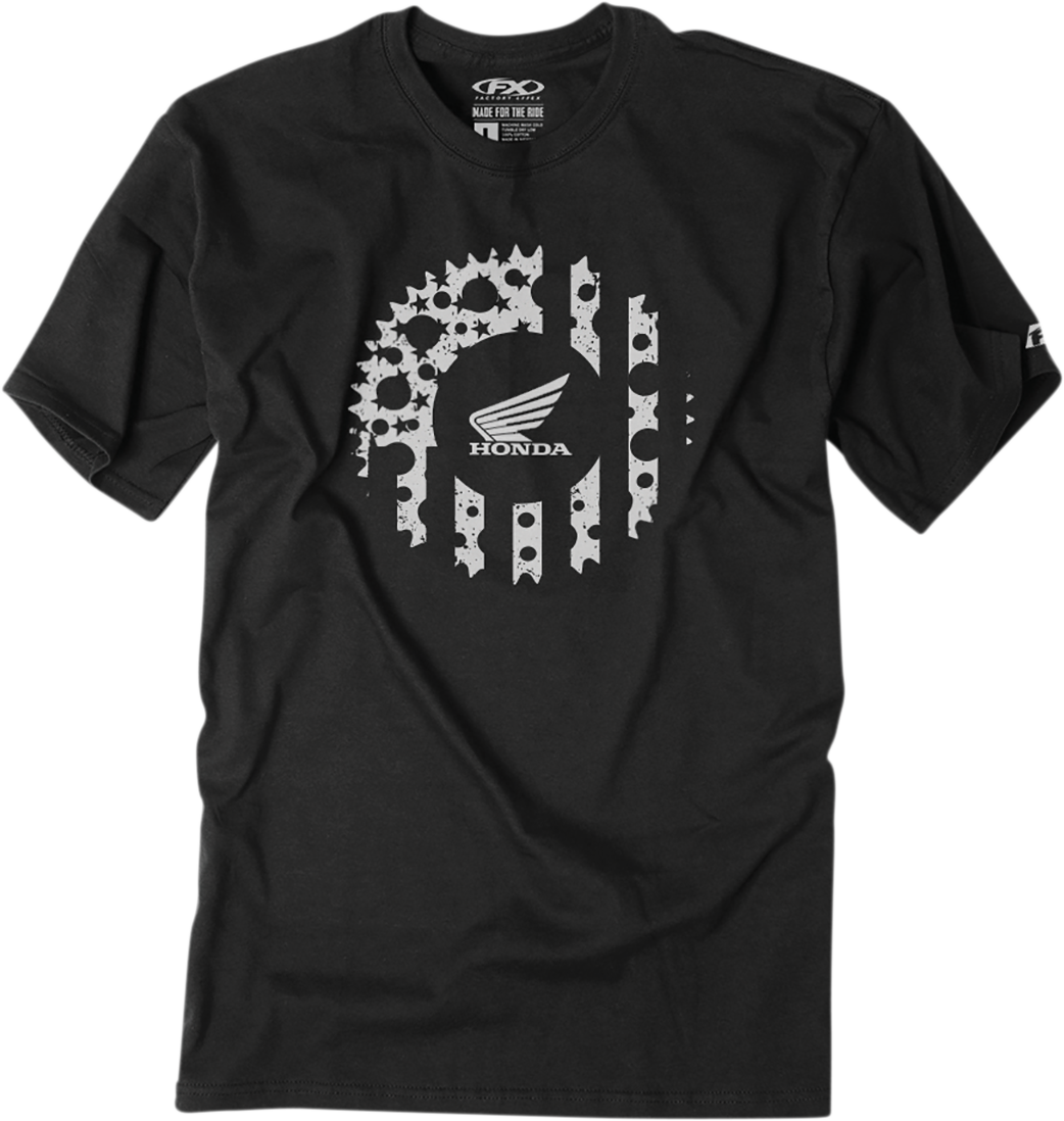 Honda Sprocket T-Shirt - Black - Medium - Lutzka's Garage