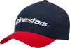 Linear Hat - Navy/Red - Small/ Medium - Lutzka's Garage