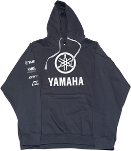 Yamaha Stack Hoodie - Navy - Medium - Lutzka's Garage