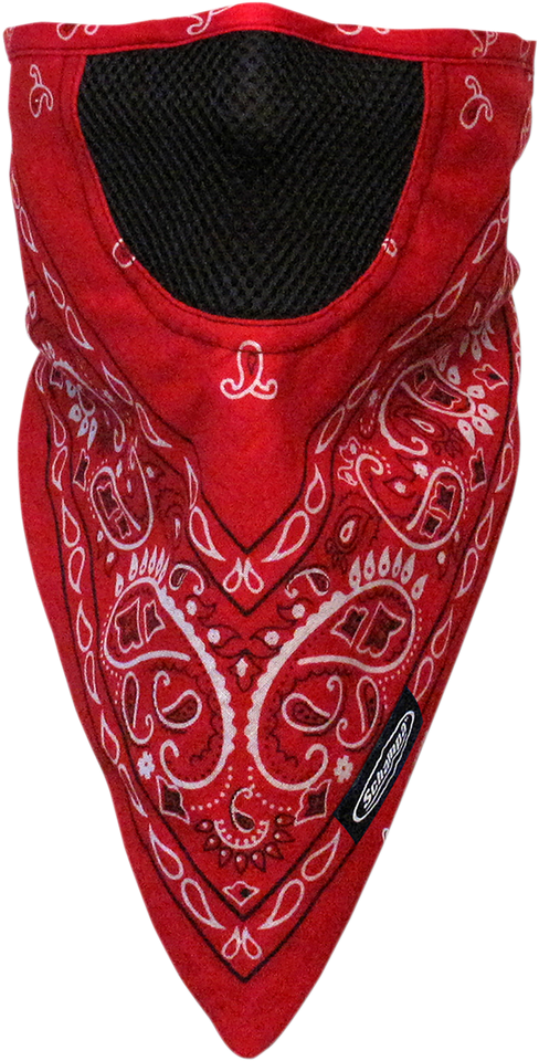 Facefit Facemask - Red Paisley - Lutzka's Garage