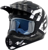 FX-17Y Helmet - Attack - Matte Black/Silver - Large - Lutzka's Garage