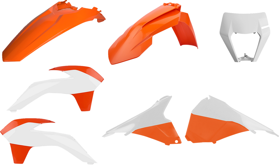 Restyled Body Kit - Orange/White - EXC/EXC-F - Lutzka's Garage