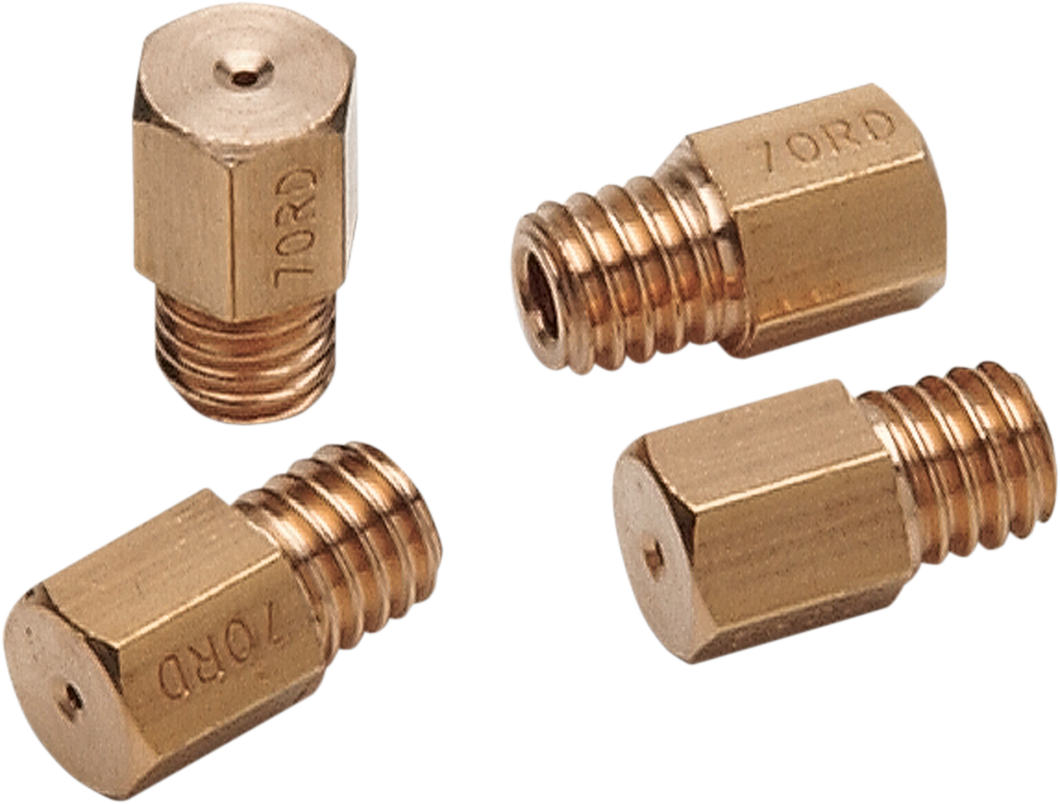 A-Bax Precision Mikuni-Style Hex Head (HJ Prefix) Main Jets - #260 - 4-Pack