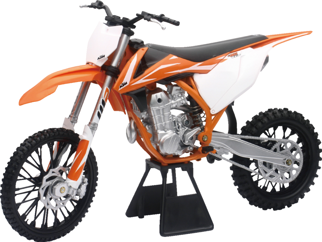 KTM 450 SX-F 2018 Dirt Bike - 1:6 Scale - Orange/Black/White - Lutzka's Garage