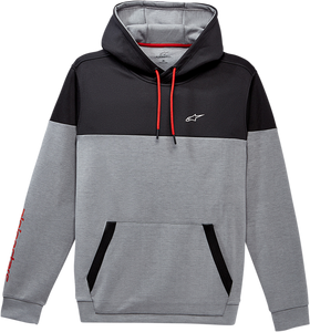 Focus Pullover Hoodie - Heather Gray - Medium - Lutzka's Garage