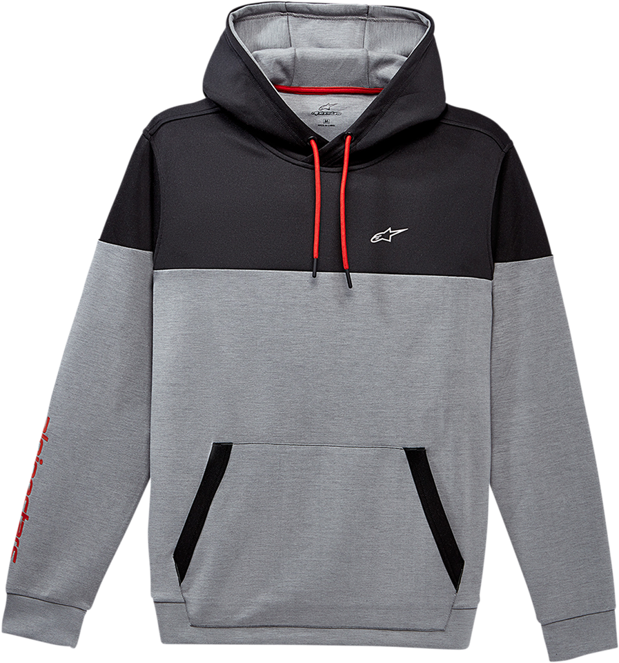 Focus Pullover Hoodie - Heather Gray - Medium - Lutzka's Garage