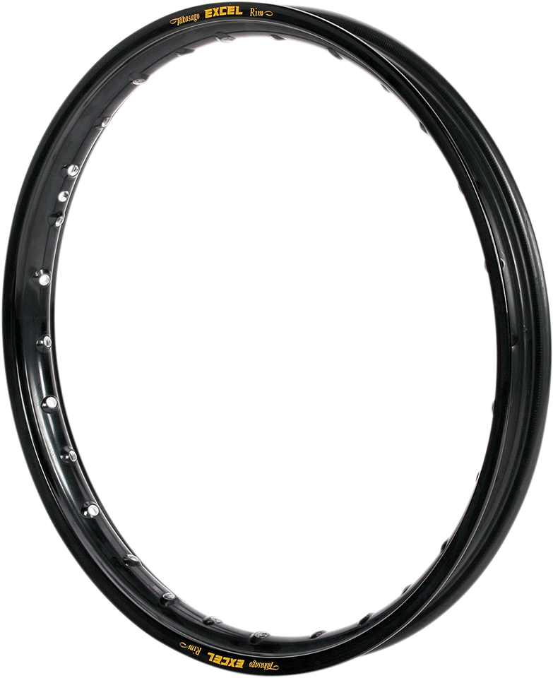 Rim - Takasago - Front - 28 Hole - Black - 17x1.4 - Lutzka's Garage