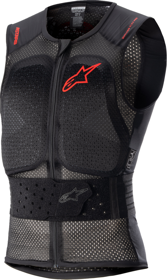 Nucleon Flex Pro Protection Vest - Black/Red - XS - Lutzka's Garage