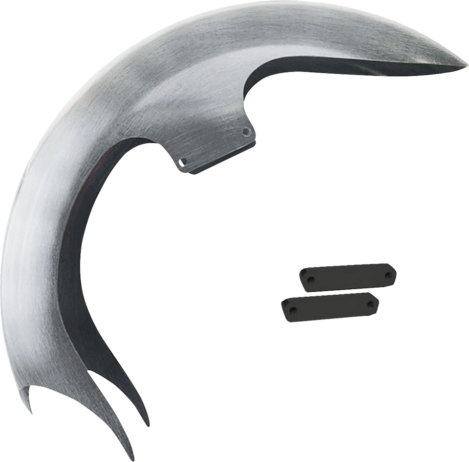 Talon Front Fender - 26" Wheel - With Black Fender Adapters - Touring Models