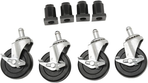 Caster Wheels for Tire Rack