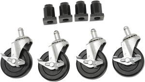 Caster Wheels for Tire Rack