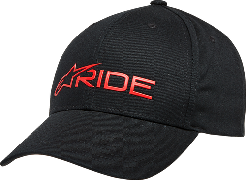 Ride 3.0 Hat - Black/Red - One Size - Lutzka's Garage