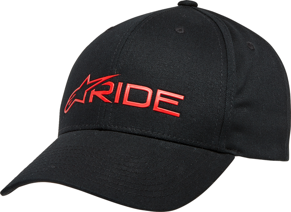 Ride 3.0 Hat - Black/Red - One Size - Lutzka's Garage