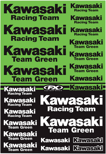 Decal Kit - Kawasaki Racing