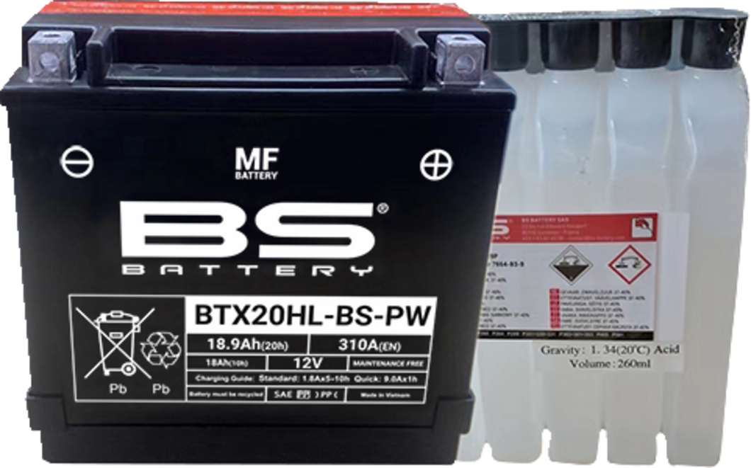 Battery - BTX20HL-BS-PW (YTX)