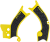 X-Grip Frame Guards - Yellow/Black - RM-Z 250/450 - Lutzka's Garage