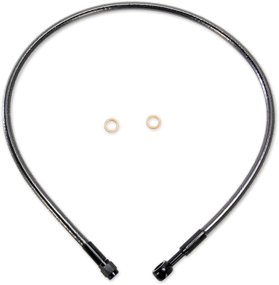 Brake Line - 10 mm-Straight - 30" - Black Pearl