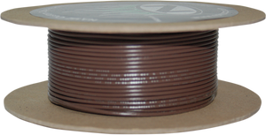 100 Wire Spool - 18 Gauge - Brown - Lutzka's Garage