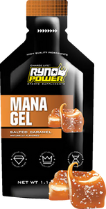 Mana Performance Gel - Salted Caramel - 12 Pack with Display Caddy