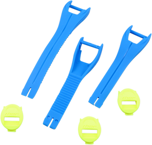 Blitz XP MX Boot Straps - Youth - Blue - Size 1-7 - Lutzka's Garage