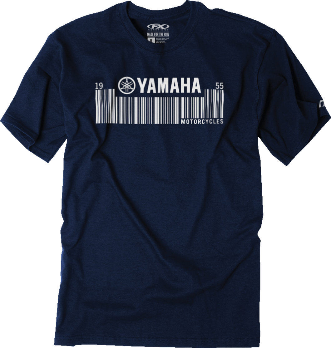 Yamaha Coded T-Shirt - Navy - Medium - Lutzka's Garage